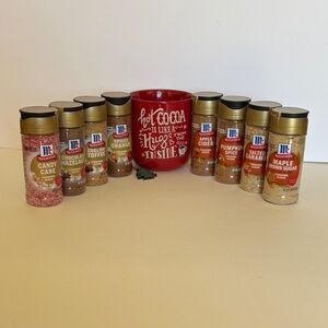 McCormick Fall and Winter Holiday finishing sugars complete sets